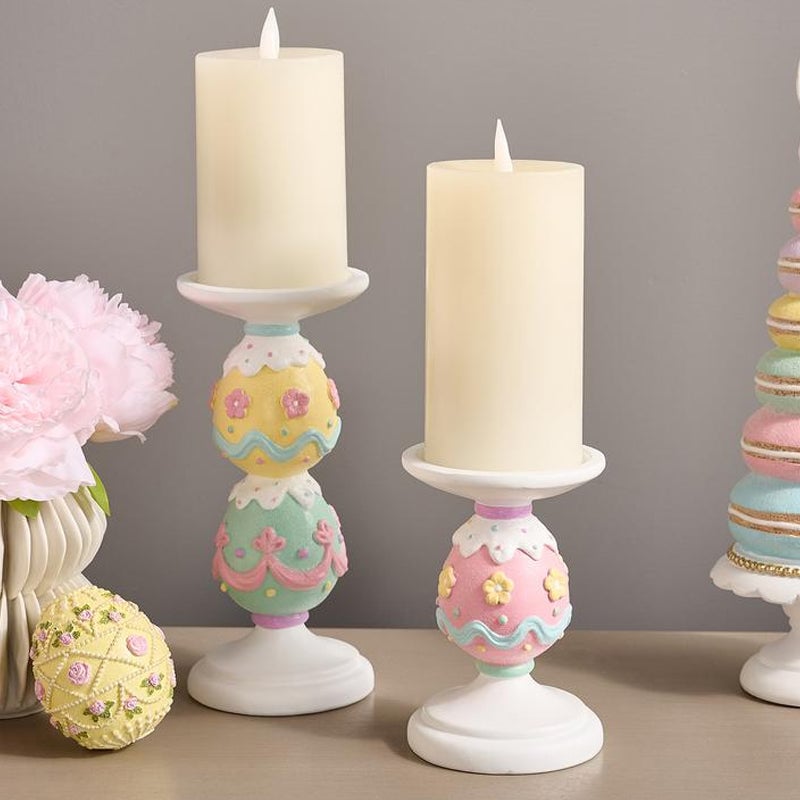 Easter candle holder