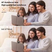 Ultra HD 4K Autofocus Webcam for Laptops