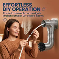 Felt Chimney Brush Cleaning Kit