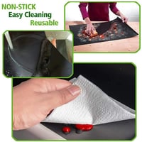 Hirundo Non-Stick BBQ Grill Mats  with cutting box
