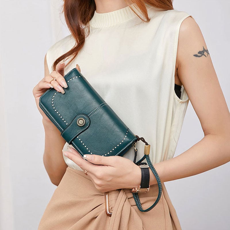 RFID Anti-magnetic Long Wallet