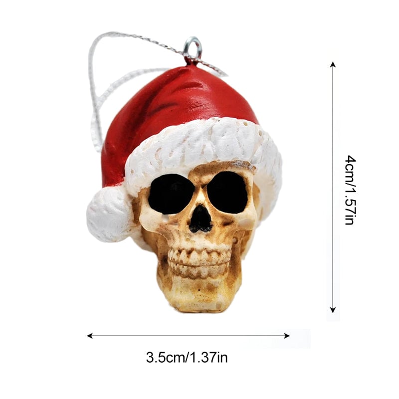 Weihnachtsmann Schädel Anhänger