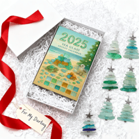 🌊🎄Sea Glass Christmas Tree Advent Calendar