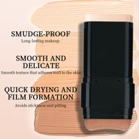 Dual-Ended Concealer Stick with Built-In Brush