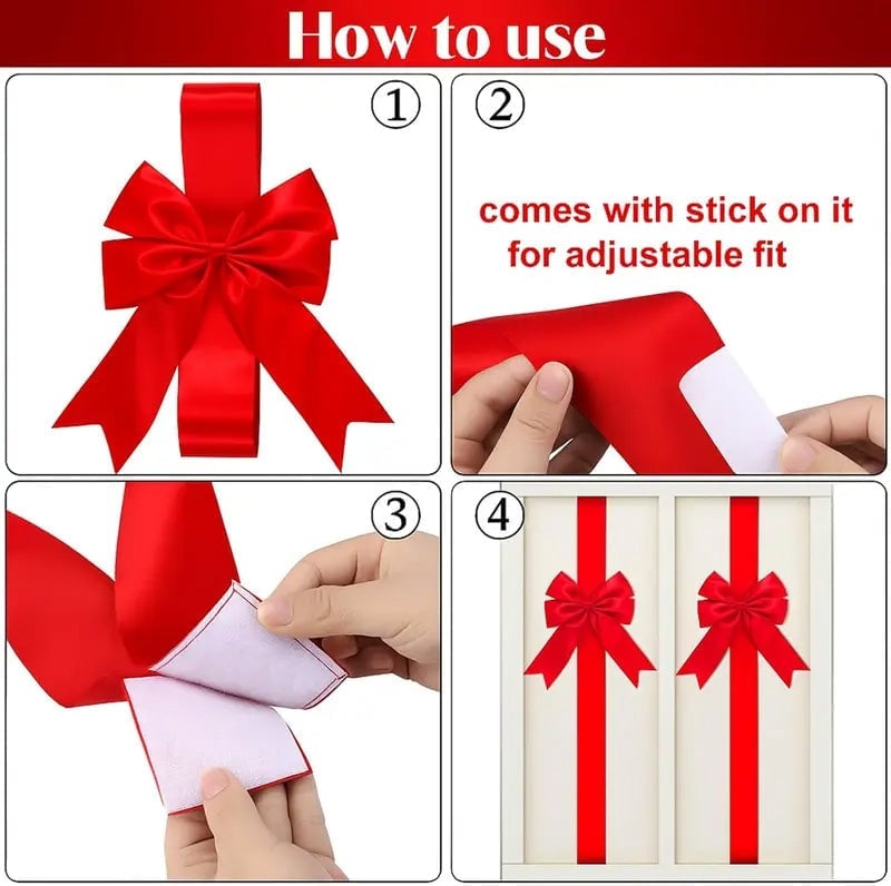 Christmas Door Hanging Ribbon