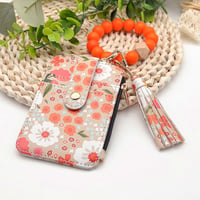Stylish Card Holder With Silicone Bead Bracelet