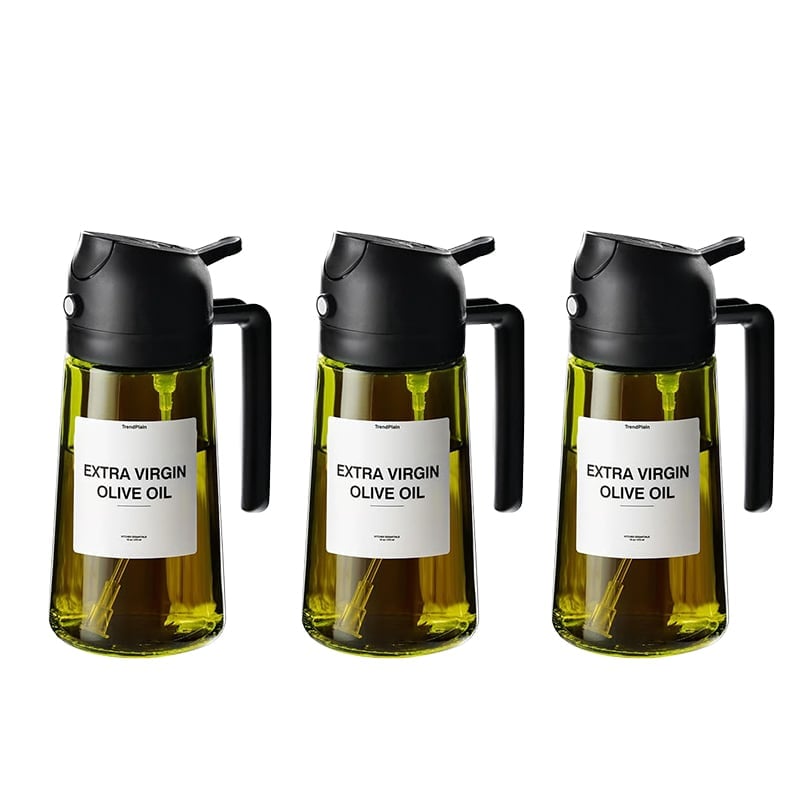 2 in 1 Glass Oil Sprayer & Dispenser