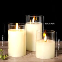 🕯️3D Glass Realistic LED Light