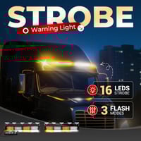 Sakerplus Emergency Strobe Windshield Lights