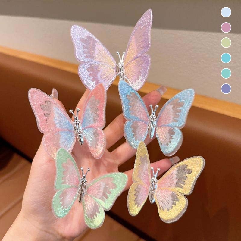 Embroidery Fragrance Butterfly Car Decoration