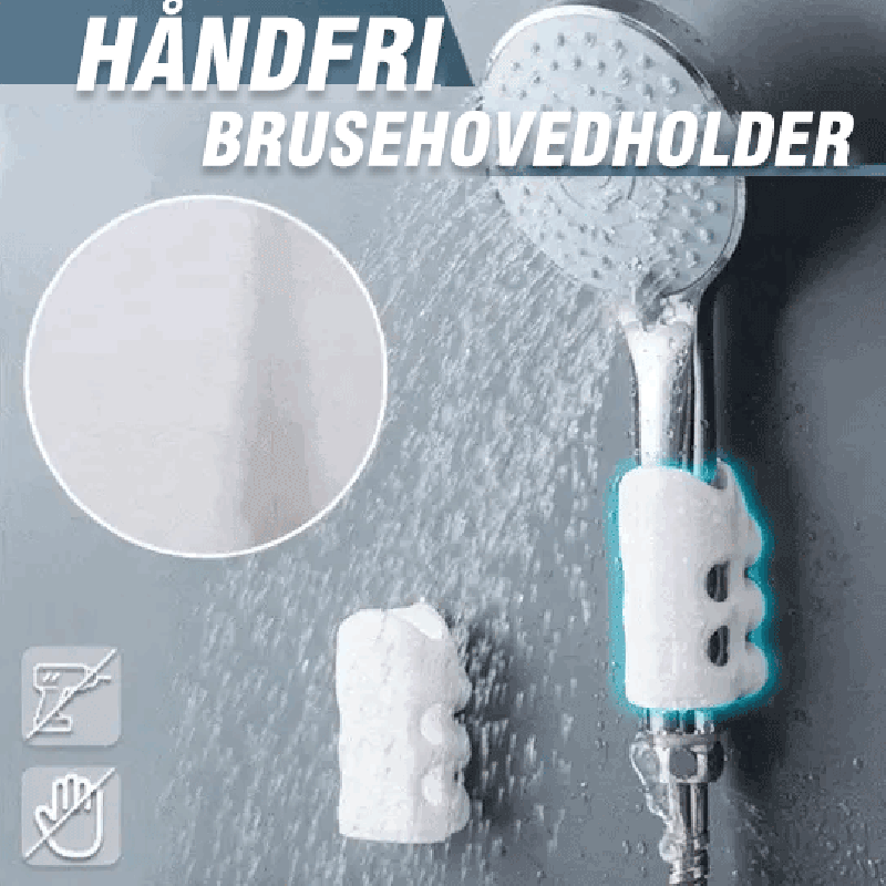 Håndfri brusehovedholder