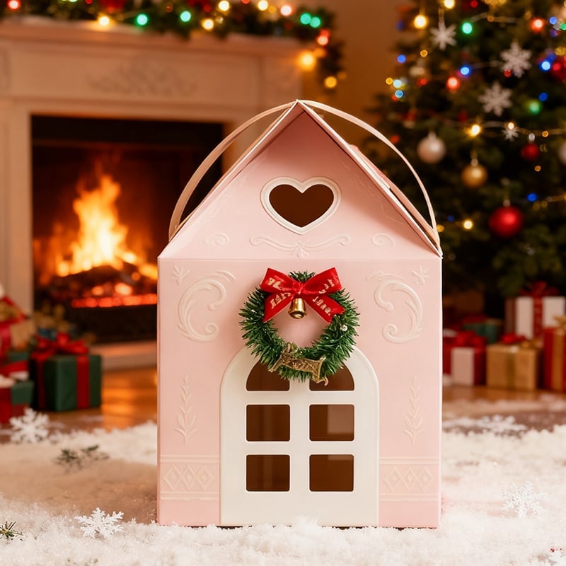 Christmas Wonderland Cottage Gift Box