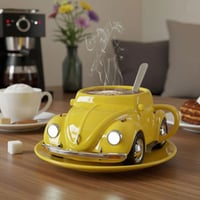 Beetle Shaped Coffee Mug