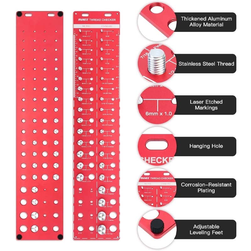 34-Hole Thread Checker