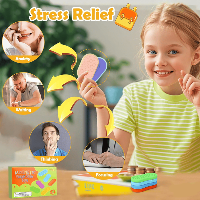 Stress-Relief Push Slider Toy