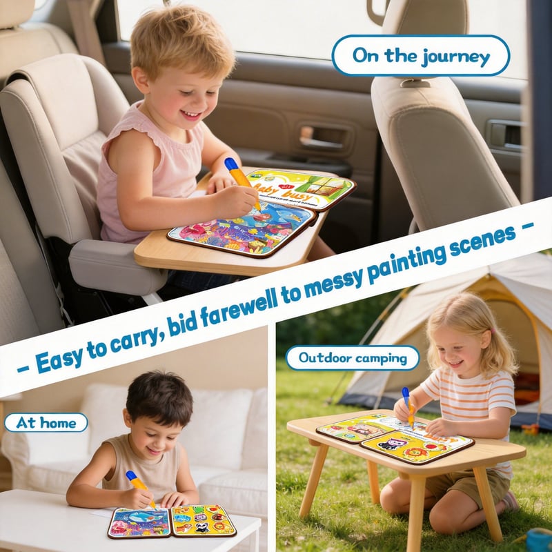 Reusable Magic Water Doodle Books for Kids