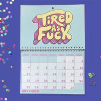 Funny and Sweary Double Page Wall Calendar