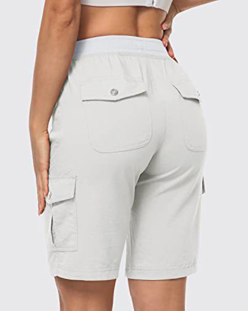 Women's Quick-Dry Cargo Shorts With Pockets