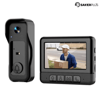 Sakerplus® Wireless Video Doorbell With Screen