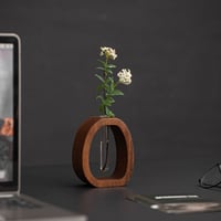 ✨Solid Wood Glass Vase