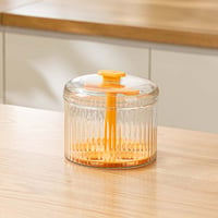 Manual one-piece household meatball maker