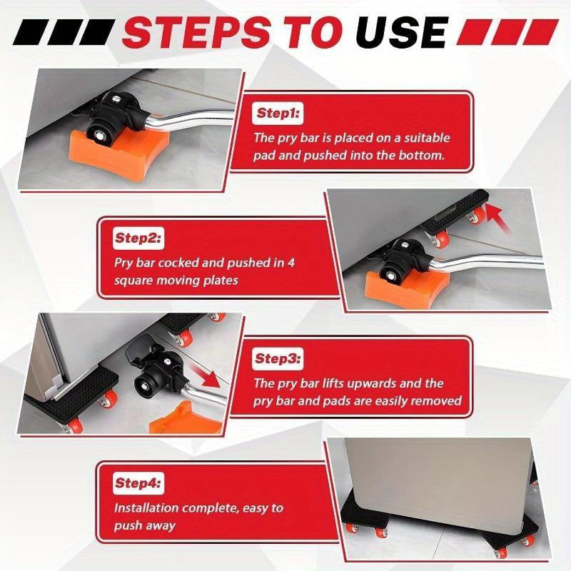 Furniture Moving and Raising Tool Set