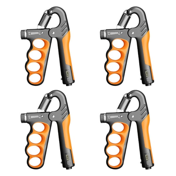 Adjustable electronic counting strength grip