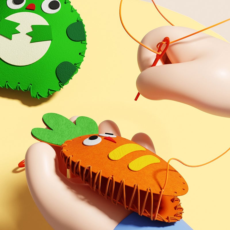 🧵DIY Puppe nähen Spielzeug für Kinder