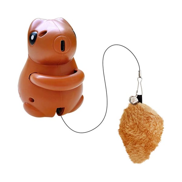 Rechargeable hanging squirrel cat toy