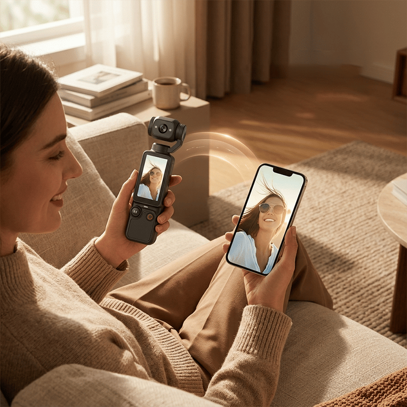 180° Rotating Sports Vlog Camera