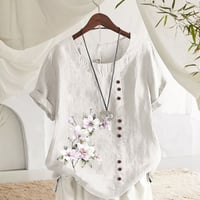 Floral Cotton Linen Shirt