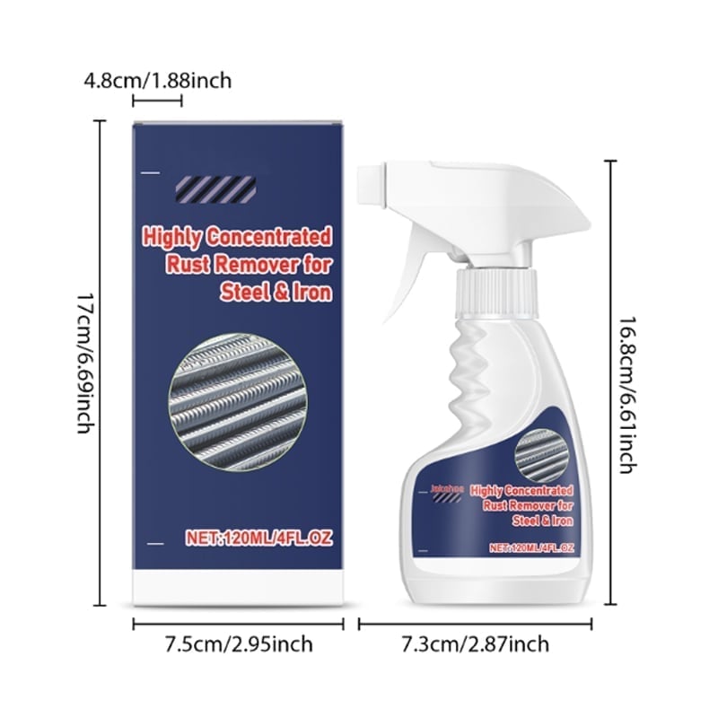 Powerful Rust Remover for Metal and Stainless Steel