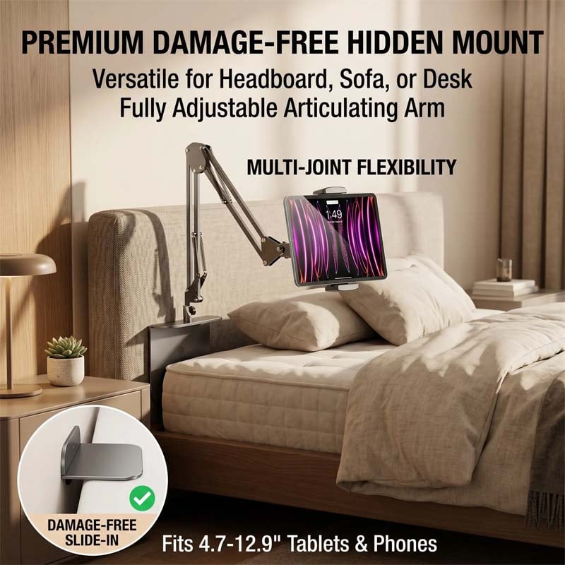 Sakerplus® Bed Overhead Phone Tablet Stand Holder
