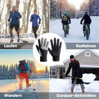 Thermo-Sport-Handschuhe Winddicht & Touchscreen-fähig