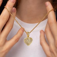 Hip Hop Heart Necklace