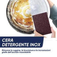 Pasta magica per la pulizia dell'acciaio inossidabile