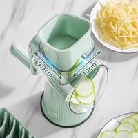 Rotierende Gemüsereibe mit Griff