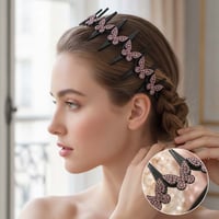 Crystal butterfly headband