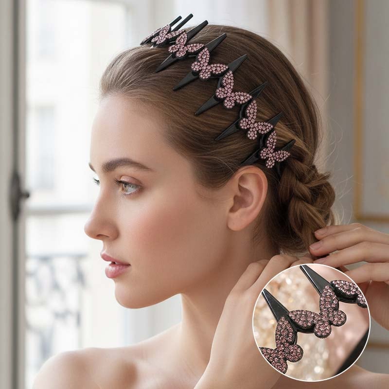 Crystal butterfly headband