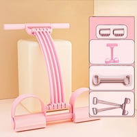 Foot Pedal Resistance Trainer Home Exercise Pull Rope