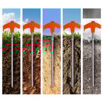 Luminous carbon steel hexagonal spiral fluorescent nail