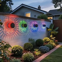 Solar-Mandala-Projektor-Wandleuchte