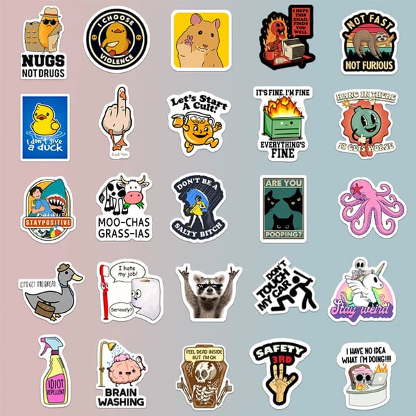 Bestselling Waterproof Doodle Stickers