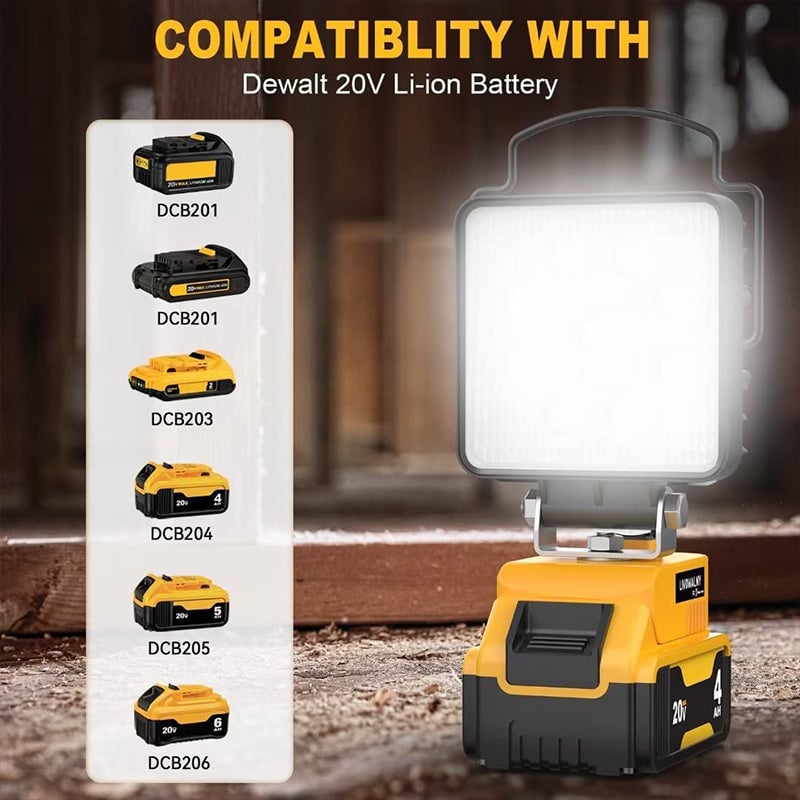 Work lights for technical outdoor lighting