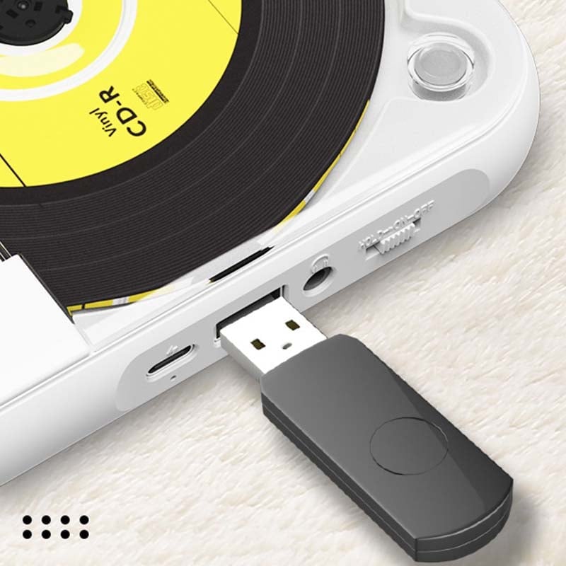 Tragbarer CD-Player mit Bluetooth-Kompatibilität