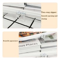 Large Capacity Zipper Storage Box Set