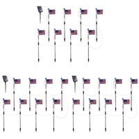 Outdoor Independence Day Decorative Light Post