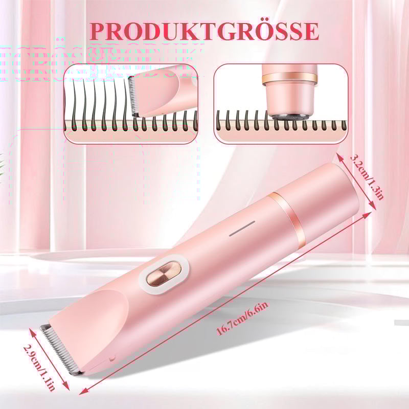 2-in-1 Elektrorasierer für Damen