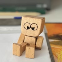 Shaking Wooden Man Figurine