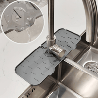 Silikon Wasserhahn Griff Tropffänger Ablage